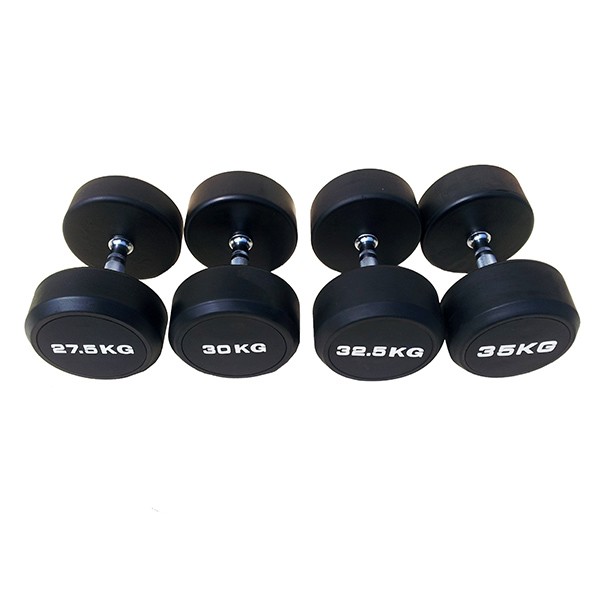 Fixed rubber dumbbell